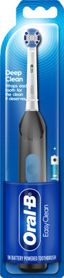 Oral-B Revolution, Water Resistant, Dentist Inspired Round Brush Head,Battery Electric Toothbrush(White)