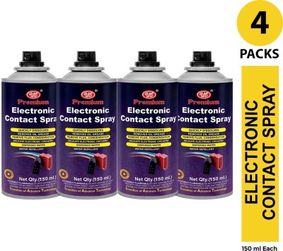 UE Premium Electronic Contact Spray-150 ml (Pack of 4) Electrical Cleaning Spray(600 ml)