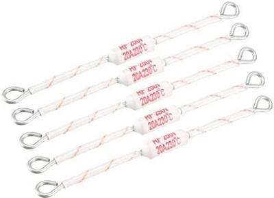 PMW Celsius Circuit Cut-Off Temperature Thermal Fuse Ceramics - 20A -10 Pieces Electrical Fuse(20 A)