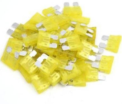 Elco 20 APM Blade Fuse 20 Pieces Standard Size Blade Fuses 20 APM (Pack of 20) Electrical Fuse(20 A)