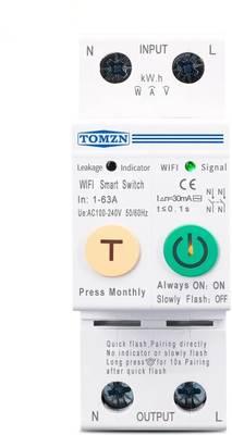 amiciSmart WiFi MCB & Energy Meter with Over Voltage/Load Protection WiFi MCB & Energy Meter with Over Voltage/Load Protection MCB