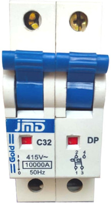 jmD Gold 32A C Curve 415 Volts Double Pole MCB32ADP MCB(2)