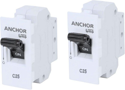 ANCHOR 98073 Roma UNO MINI MCB 25A SP 'C'(Pack of 2) MCB(1)