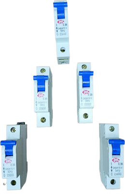 rc electric india 20A maintenance circuit breakers Full tripping MCB (pack of 5) MCB(1)