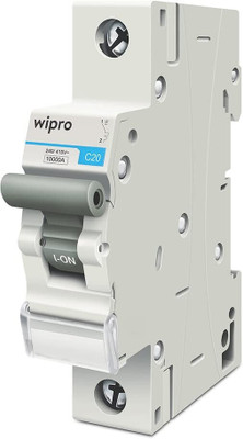 Wipro FINZA Single pole 20A WM20ASPC MCB(1)
