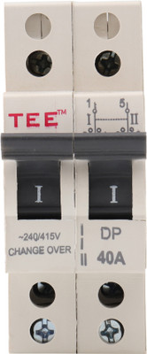 The Elite Electrotek MCB DP Changeover 32 Amp 240V Main Supply Overload Protection Heavy Duty Manual Transfer Switch Changeover for Generator & Durable & Easy to Install MCB(2)