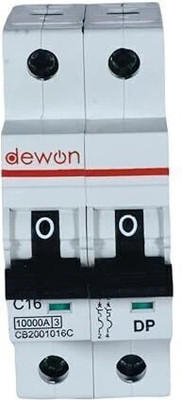 Dewon Electric 16A C TypeDP MCB 10kA 16A MCB(2)