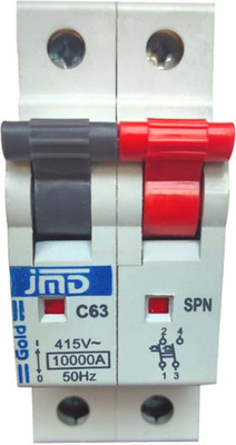 jmD Gold 63 Amp C Curve Single Pole SPN JMD63ASPN MCB(1)