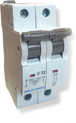 Gold Coast 20A MCB DP C Curve PVC Plastic MCB(2)