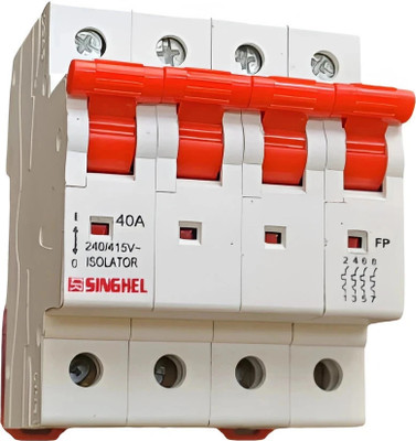 SINGHEL 40A FP Isolator – Reliable 3-Pole Circuit Isolation 40 A FP MCB(2)
