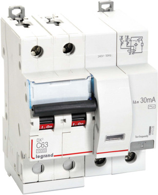 Legrand 411328 - 63A DP 30mA 10KA C~ AC:240/415V DX3 RCBOs 411328 MCB(2)