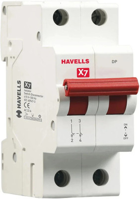 HAVELLS X7 Isolator DP 40A DHMYIDPX040 MCB(2)