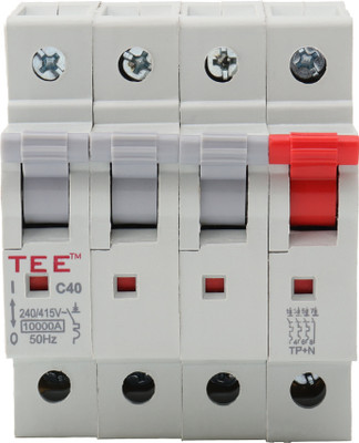The Elite Electrotek Three Pole With Neutral 10A Miniature Circuit Breaker 240V TPN C Curve Heavy Duty Electrical Switch for Commercial & Home Use Compact & Durable ISI Marked MCB(3)