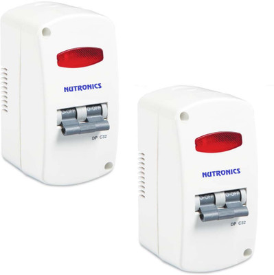 NUTRONICS 2Pcs designed for residential and commercial applications. pen_spark HomeSafe Mini MCB with enclosure is a miniature circuit breaker (MCB) MCB(2)