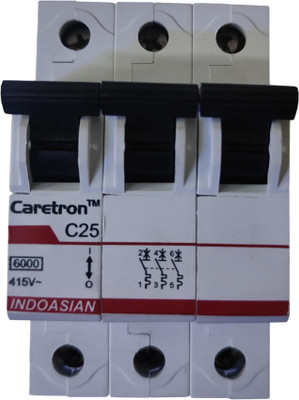 Indoasian Three Pole MCB 25A 810085 MCB(3)
