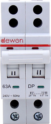 Dewon Electric 63A Double Pole Changover MCB - Type 63A Double Pole MCB Changeover MCB(2)