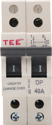 The Elite Electrotek MCB DP Changeover 63 Amp 240V Main Supply Overload Protection Heavy Duty Manual Transfer Switch Changeover for Generator & Durable & Easy to Install MCB(2)