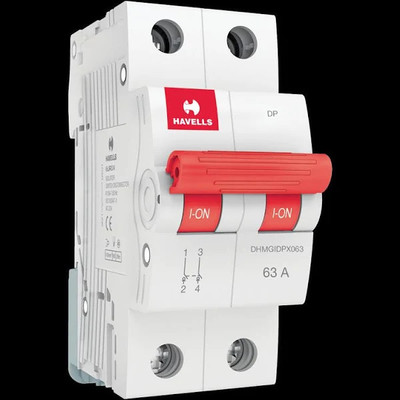 HAVELLS 63A DP ISOLATER MCB X7 MCB(2)