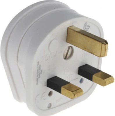 OGLE BISON SDAFSADF Three Pin Plug(White)