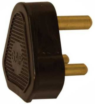 K AND P ENTERPRISE DASFWER Three Pin Plug(Black)