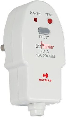 HAVELLS 30mAPRCDPlugTop Power Plug(White)