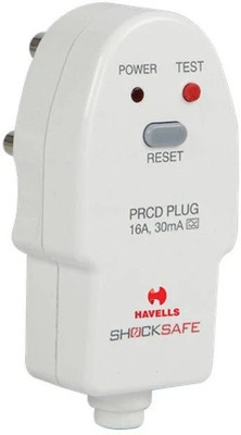 HAVELLS 30mAPRCDPlugTop Power Plug(White)