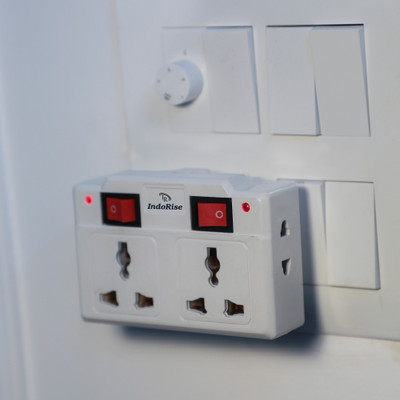 Indorise IR-MP-09White Three Pin Plug(White)