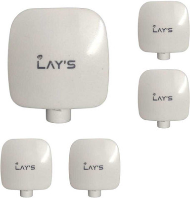 VUVAIL 3 Pin Top lighting Plugs White Pack of 5 Pcs for Stage Lamp Household 16Amp 240V Three Pin Plug(White)