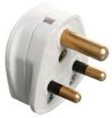 K AND P ENTERPRISE HJHJGDSF Three Pin Plug(White)