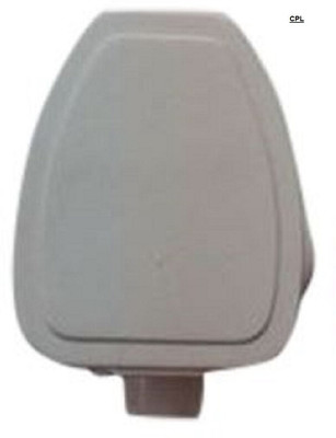 cpl OBG_PLUG_16 Ceramic Inside Solid 3 Pin Conversion Plug-11 Three Pin Plug(White)