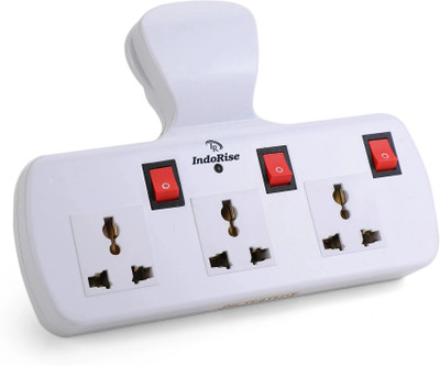 Indorise PKS-MP-10 Three Pin Plug(White)