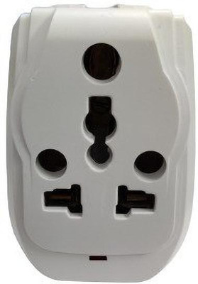Krans 3-Pin 6A - 16 A Universal Socket Multi Plug Travel Plug Adapter with Surge Protector with LED Indicator Krans 3-Pin 6A - 16 A Universal Socket Multi Plug Travel Plug Adapter with Surge Protector with LED Indicator Three Pin Plug(White)