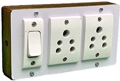Ramview Electric SpikGuard Extension Board 1- Switch ,2- Plug,3M Wire With 3 Pin top 2  Socket Extension Boards(White, 3 m)