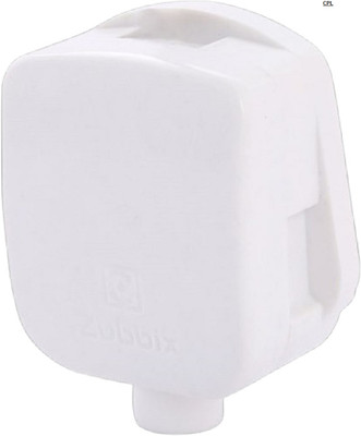 cpl OBG_PLUG_14 Ceramic Inside Solid 3 Pin Conversion Plug-11 Three Pin Plug(White)