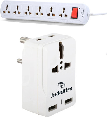 Indorise PS-07+MP-12 Three Pin Plug(White)