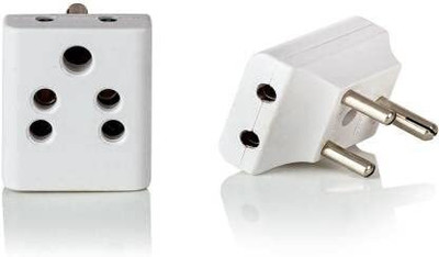 Noble Multiplug 3  Socket Extension Boards(White, 0 m)