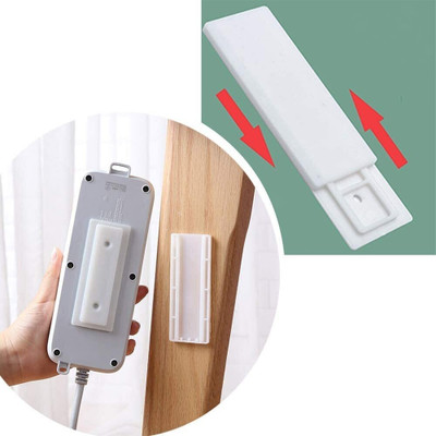 GAPVELU Power Strip Socket Holder Power Strip Socket Holder Power Plug(White)