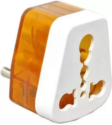 BRP OBG_08 Ceramic Inside Solid 3 Pin Conversion Plug Three Pin Plug(Multicolor)