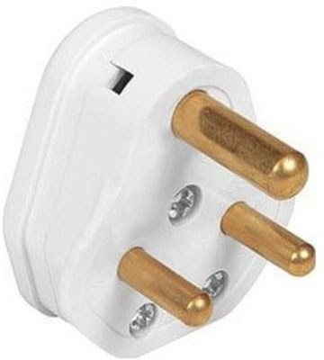 K AND P ENTERPRISE SADFSDF Three Pin Plug(White)