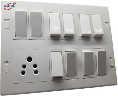 BAHUL PVC SURFACE BOARD WITH CONECTION WIRE WITH ISI SWITCHES 15 A Three Pin Socket