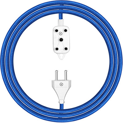 KLICK GADGETS WITH KG LOGO 2 Pin and 3 pin Multipurpose Male to Female Expandable Electric Wire 6 A Three Pin Socket