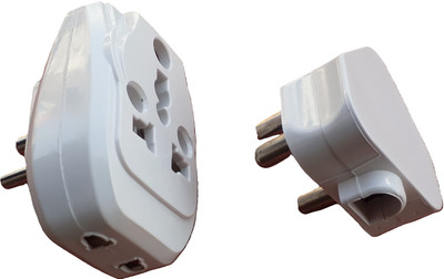 AP AP 3 Pin Conversion Multiplug 6A to 16A Conversion with Top Three Pin Plug(White)