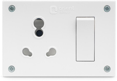 Orient Electric 6/16A Switch & Socket Combined Unit 16 A Five Pin Socket