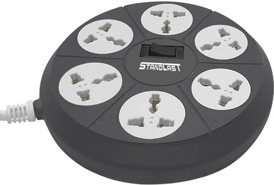 STANDLAST 10Amp Extension Board 6 Socket Power Extension Cord MultiPlug Board 5 Meter Cord 10 A Three Pin Socket