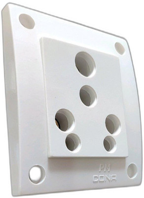 PM Cona WAWA 9146, Universal Socket 6/16A (Pack of 2) 16 A Six Pin Socket
