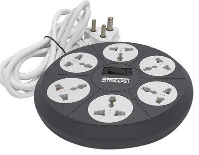 STANDLAST Extension Cord 240V 6 Surge Protector Multi Plug extension 10 A Three Pin Socket