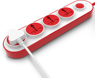 GM 3257 Oooh 4+1 Power Strip with Master Switch, Indicator, Safety Shutter & International Sockets. 10 A Three Pin Socket GM 3257 Oooh 4+1 Power Strip with Master Switch, Indicator, Safety Shutter & International Sockets. 10 A Three Pin Socket