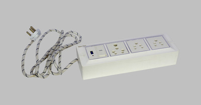 Prop It Up ELECTRIC BOARD EXTENSION CORD POWER STRIP MULTI PLUG 3 SOCT 1 SWITCH USB CHARGER 16 A Five Pin Socket