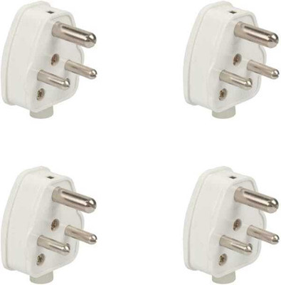 ANCHOR By Panasonic 6A 3 Pin Plug Top 240V. (Pack of 4) 6 A Three Pin Socket