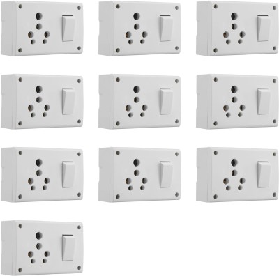 JELECTRICALS COMBINED HEAVY DUTY POWER BOX WITH SWITCH SOCKET 16 A Five Pin Socket